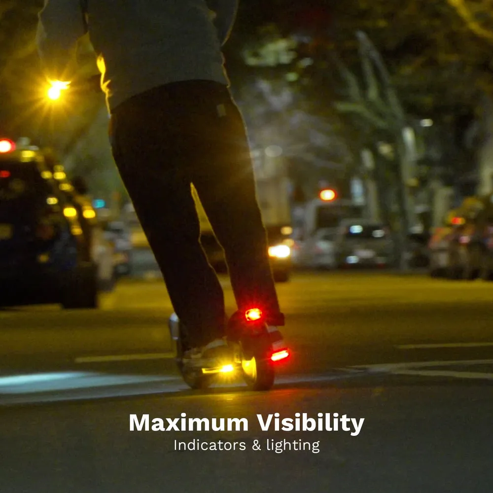 Pure Advance Flex - el-scooter, Platinum SIlver