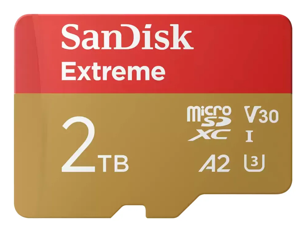 SanDisk Extreme 2TB MicroSDXC - memory card + SD adapter