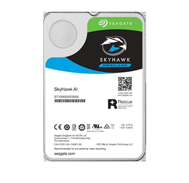 SEAGATE Surveillance AI Skyhawk 6TB HDD 7200rpm SATA serial ATA 6Gb/s 256MB cache 8,9cm 3,5inch 24x7 Operation BLK