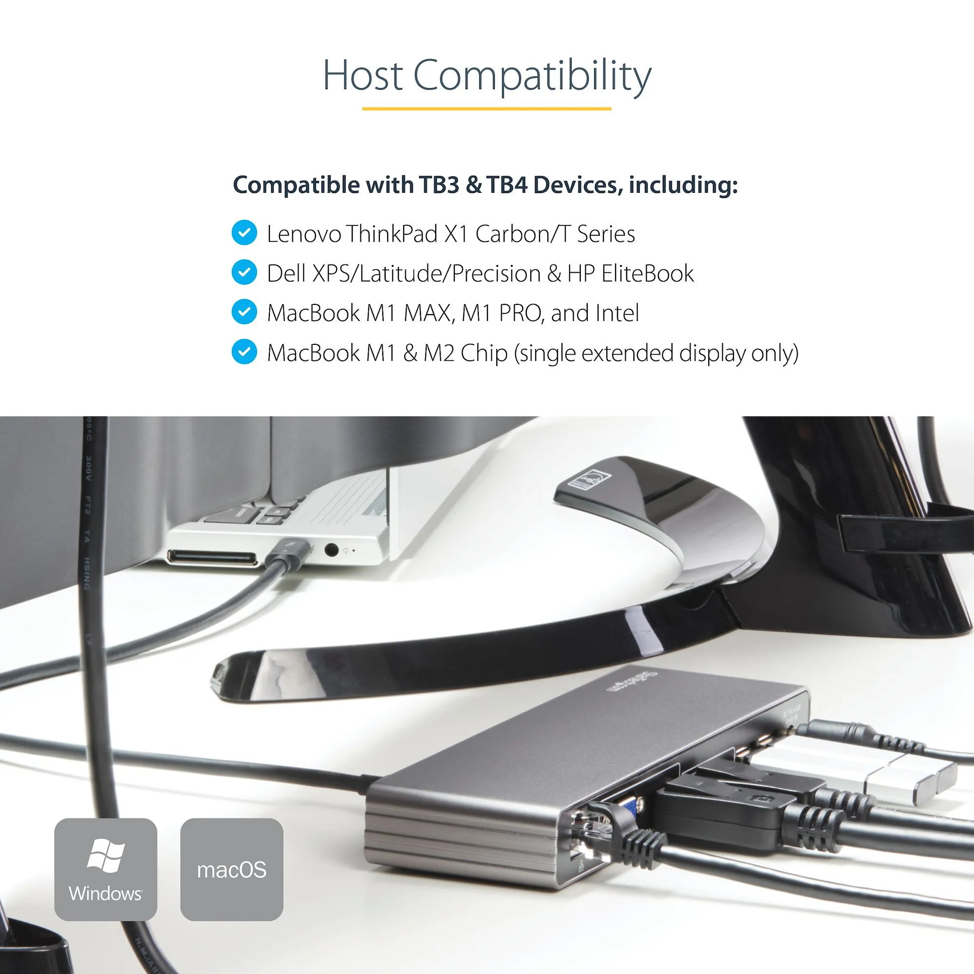 Dock - Thunderbolt 3 Dual 4K 60Hz