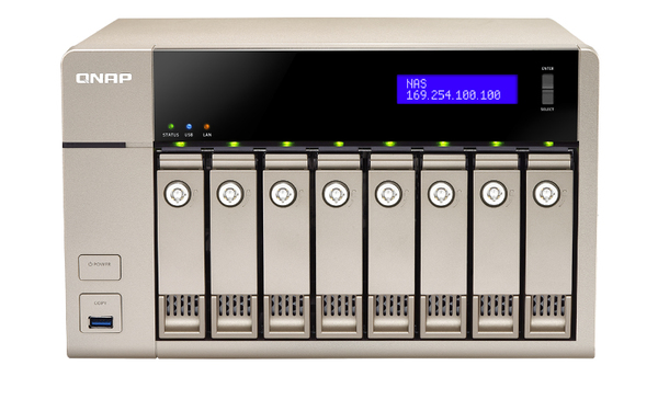 QNAP TVS-863-4G/4GB/3.5"HDD 8-Bay/Tower/SATA 6Gbps