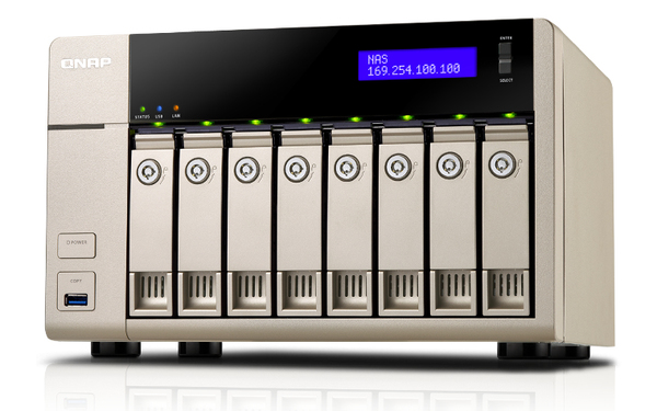 QNAP TVS-863-4G/4GB/3.5"HDD 8-Bay/Tower/SATA 6Gbps