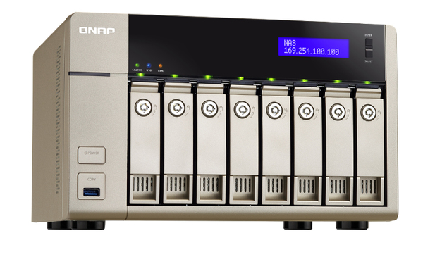 QNAP TVS-863-4G/4GB/3.5"HDD 8-Bay/Tower/SATA 6Gbps
