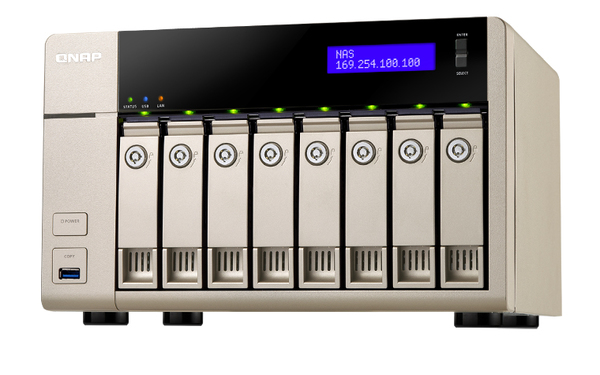 QNAP TVS-863-4G/4GB/3.5"HDD 8-Bay/Tower/SATA 6Gbps