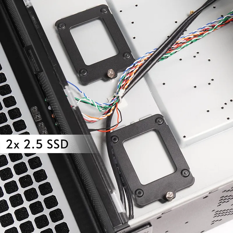 CHIEFTEC UNC-409S-AIO-OP midi-tower chassi, svart