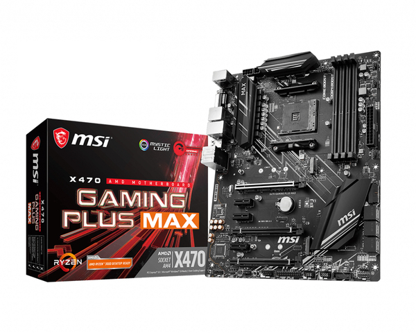 MSI X470 Gaming Plus MAX ATX - motherboard