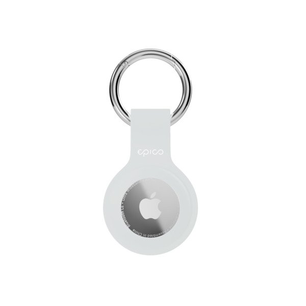 Epico Silicone Full Back Case | AirTag (1.-2. gen) | Transparent | Robust Metal Ring