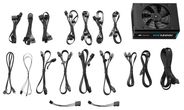 Corsair HXi Series HX1200i 1200W - Power supply, 80 Plus Platinum