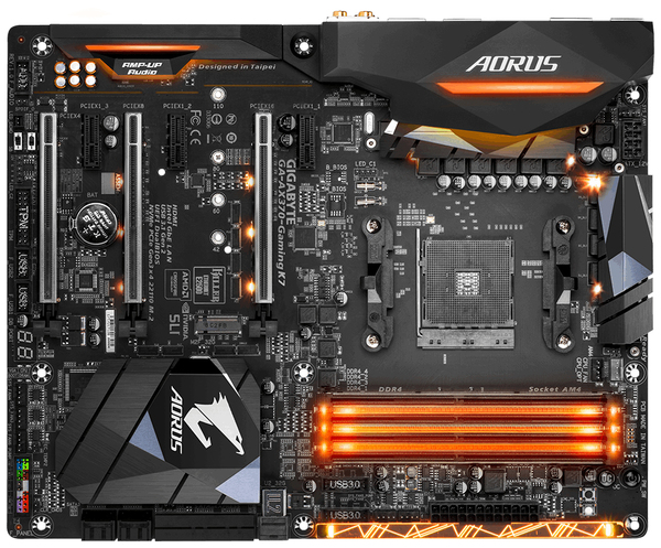 Gigabyte AX370 Gaming K7 ATX - motherboard