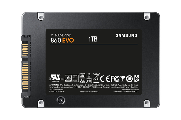 Samsung 1TB 860 EVO, 2.5&quot;, SATA III, 550/520 MB/s - SSD