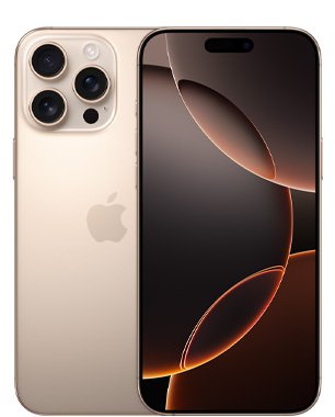 Refurbished iPhone 16 Pro Max 256GB, Desert Titanium (Very good condition)