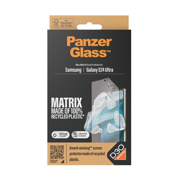 PanzerGlass Matrix Ultra-Wide Fit Galaxy S24 Ultra -suojakalvo