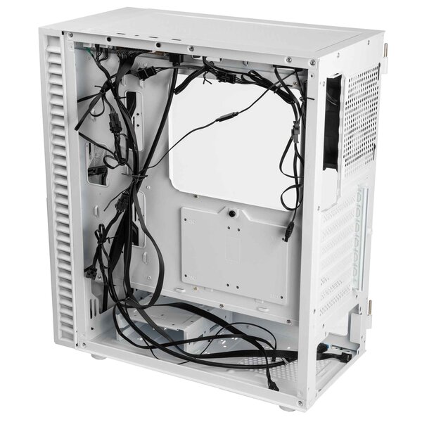 Kolink Observatory HF Mesh ARGB Midi-Tower Case with window, with RGB lighting, White