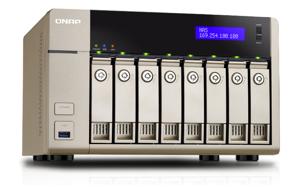 QNAP TVS-863-4G/4GB/3.5"HDD 8-Bay/Tower/SATA 6Gbps