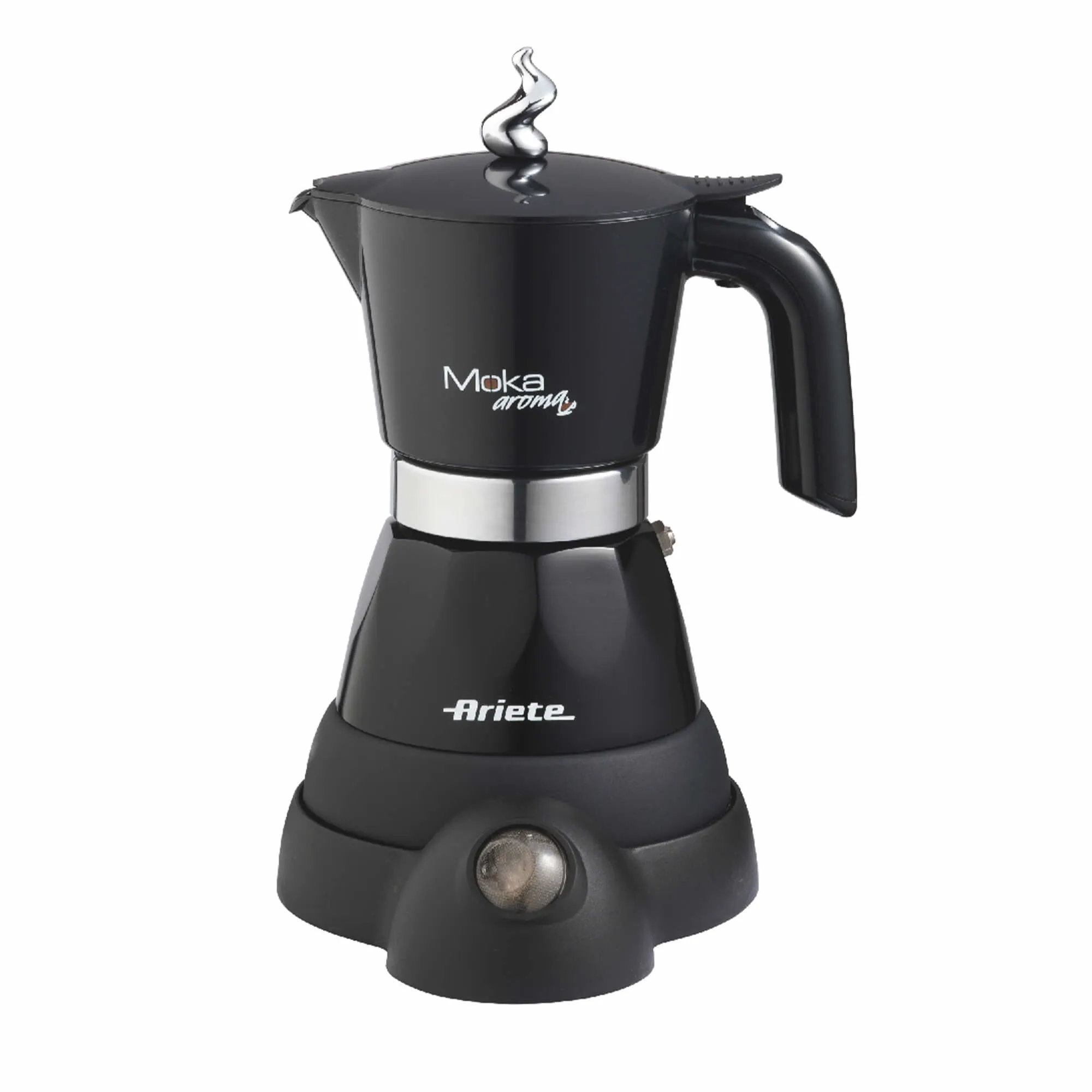 Ariete Moka Aroma Electric mokabryggare, 4 koppar, svart