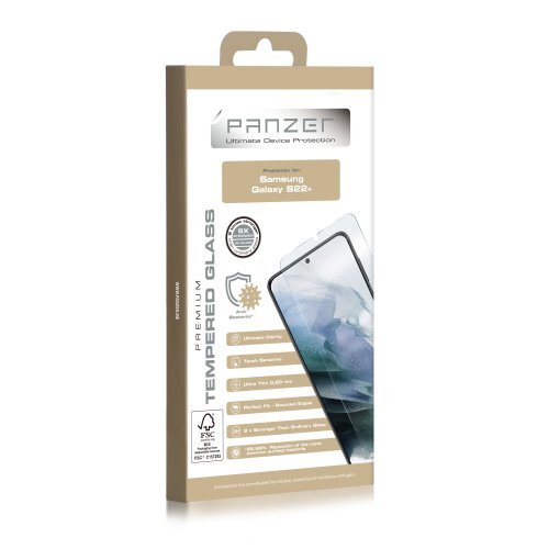 Panzer Tempered Glass, Galaxy S22 Plus - skärmskydd