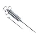 Steba AC 10 Marinade Syringe, 0.06 liters, Stainless Steel, Silver/Black