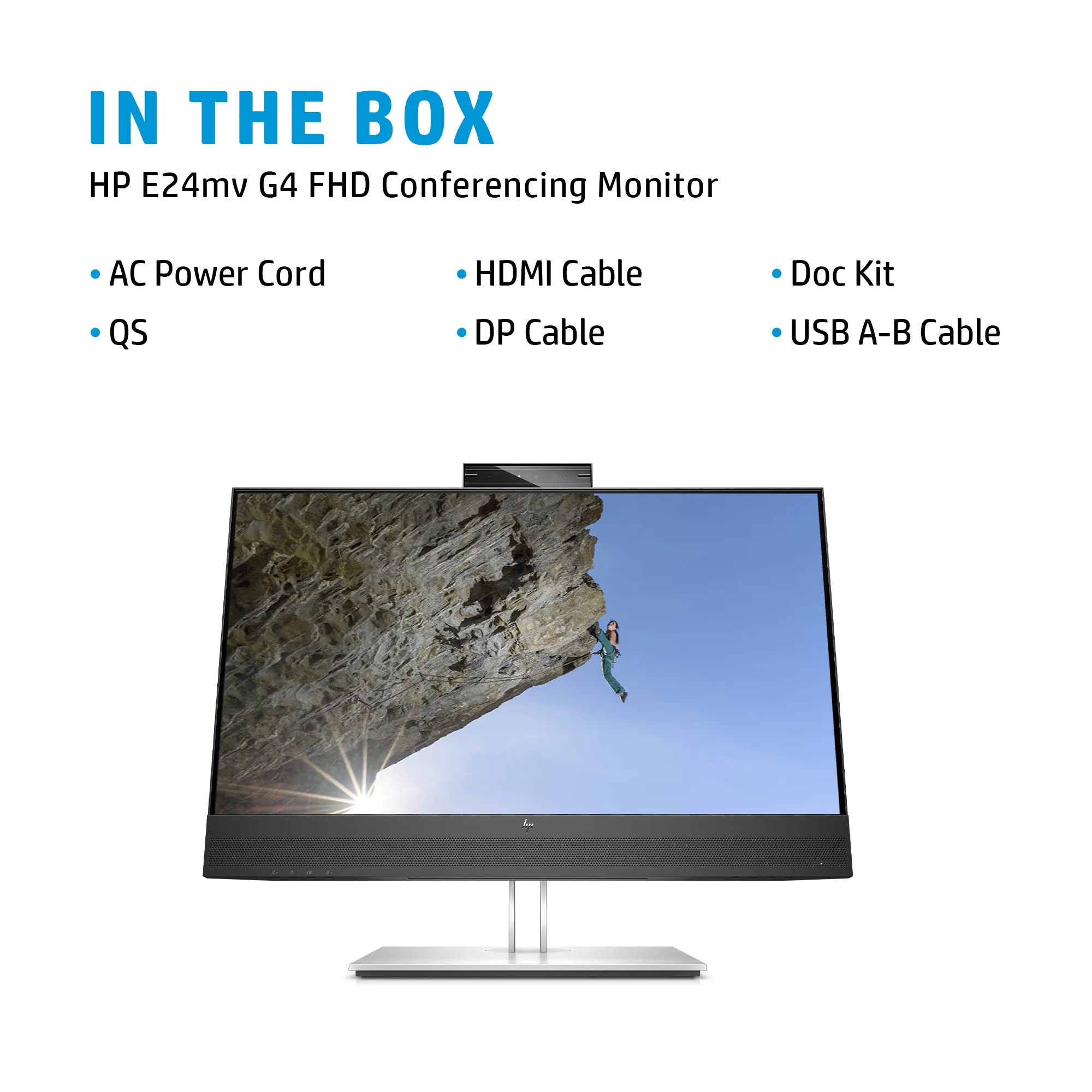HP 24&quot; E-Series E24mv G4, Full HD, IPS -n&auml;ytt&ouml;
