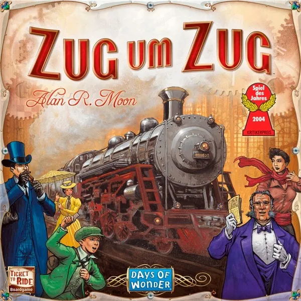 Asmodee train to train - board game (EN)