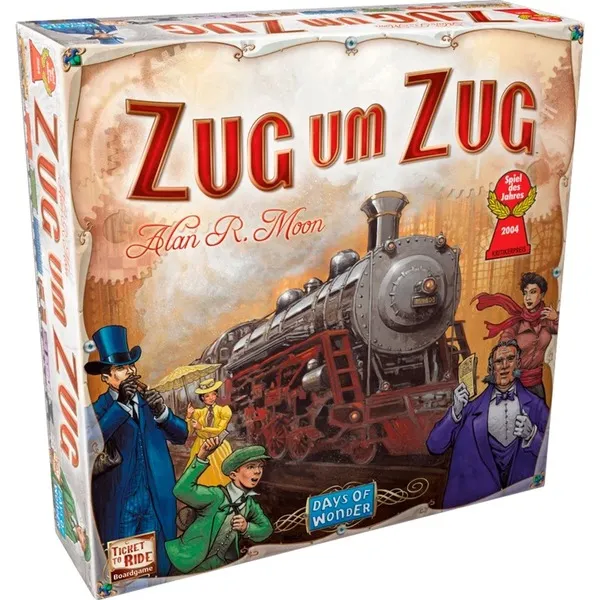 Asmodee train to train - board game (EN)