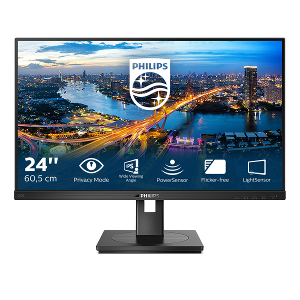 Philips 24" B-Line 242B1V, Full HD, IPS - sk&auml;rm