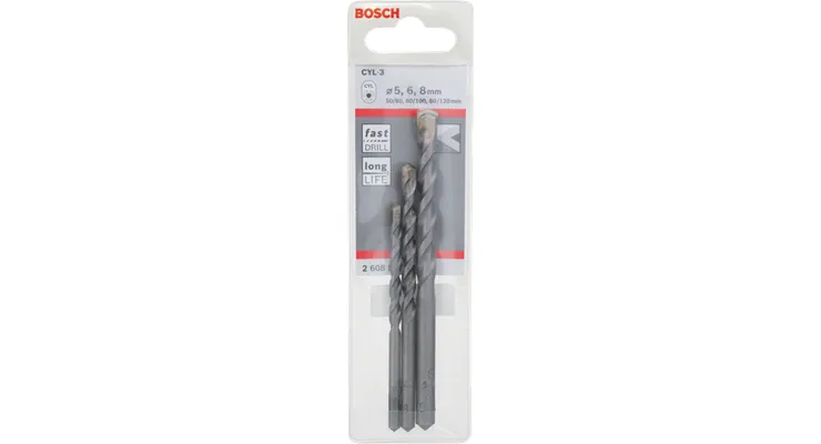 Bosch Silver Percussion CYL-3 Borebits&aelig;t Hammerbor