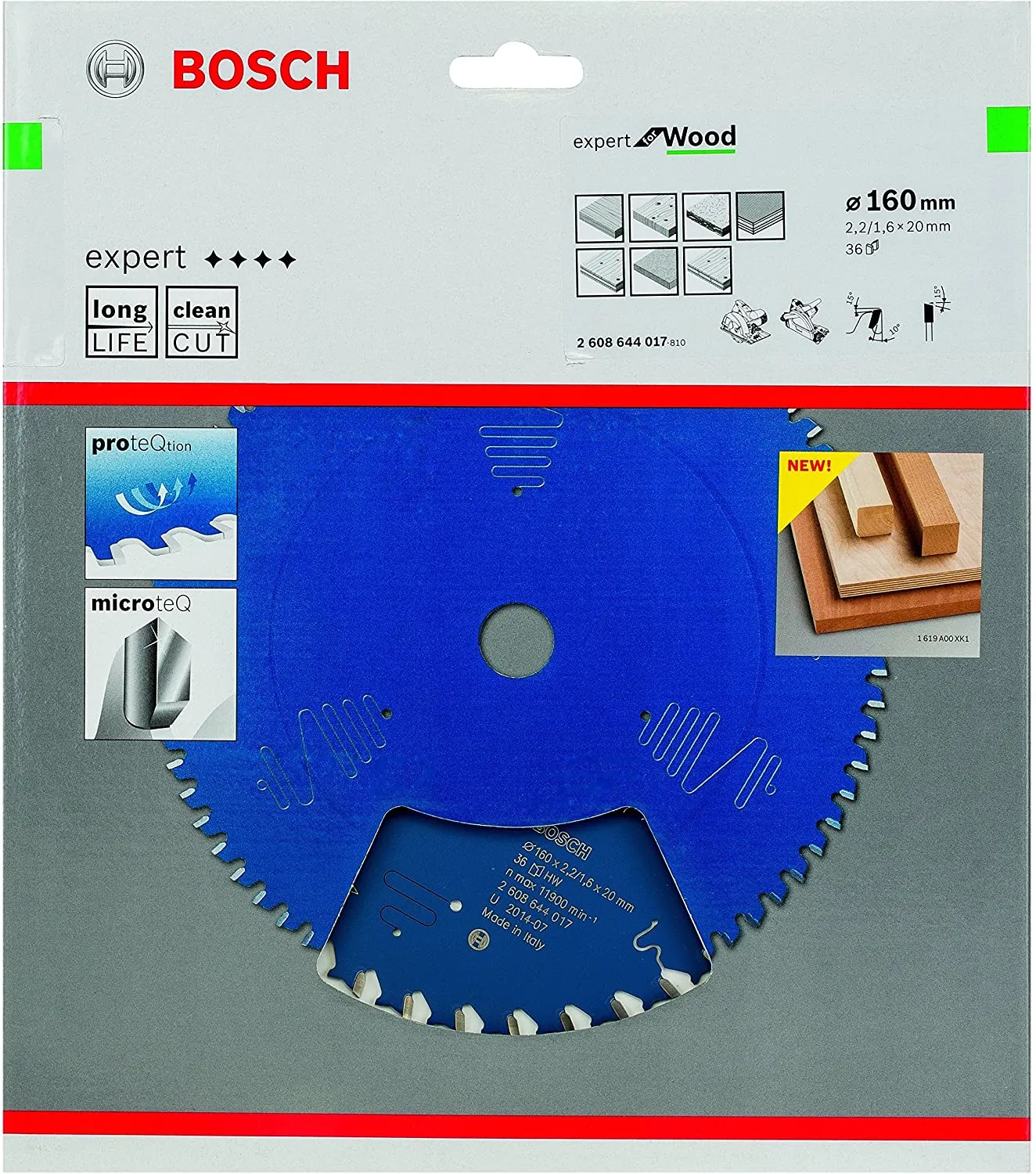 Bosch circular saw blade EX WO H 160x20-36 - 2608644017