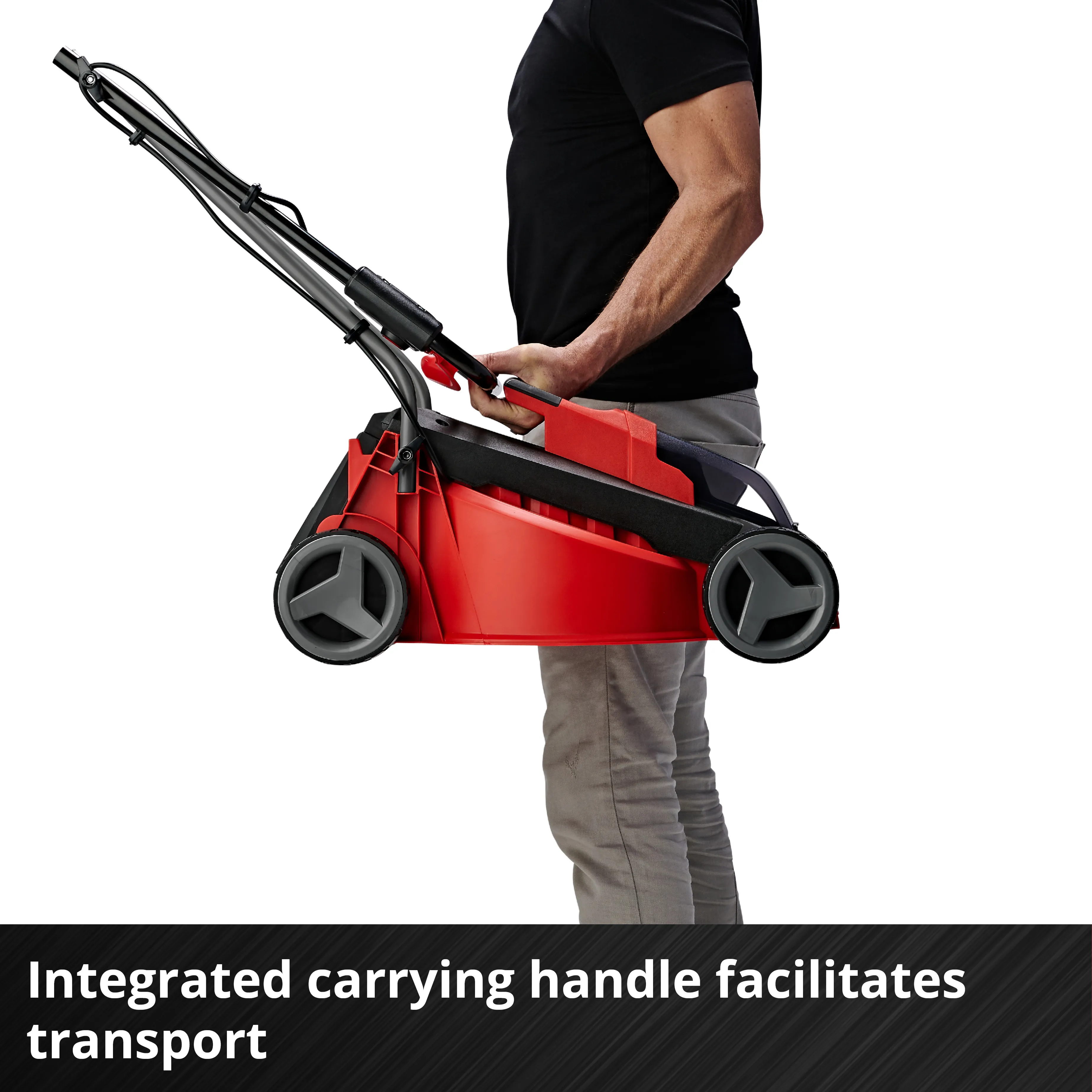 Einhell GE-CM 18/30 Li borstl&ouml;s batteridriven gr&auml;sklippare, 30 cm, 18 V, 1x3,0 Ah