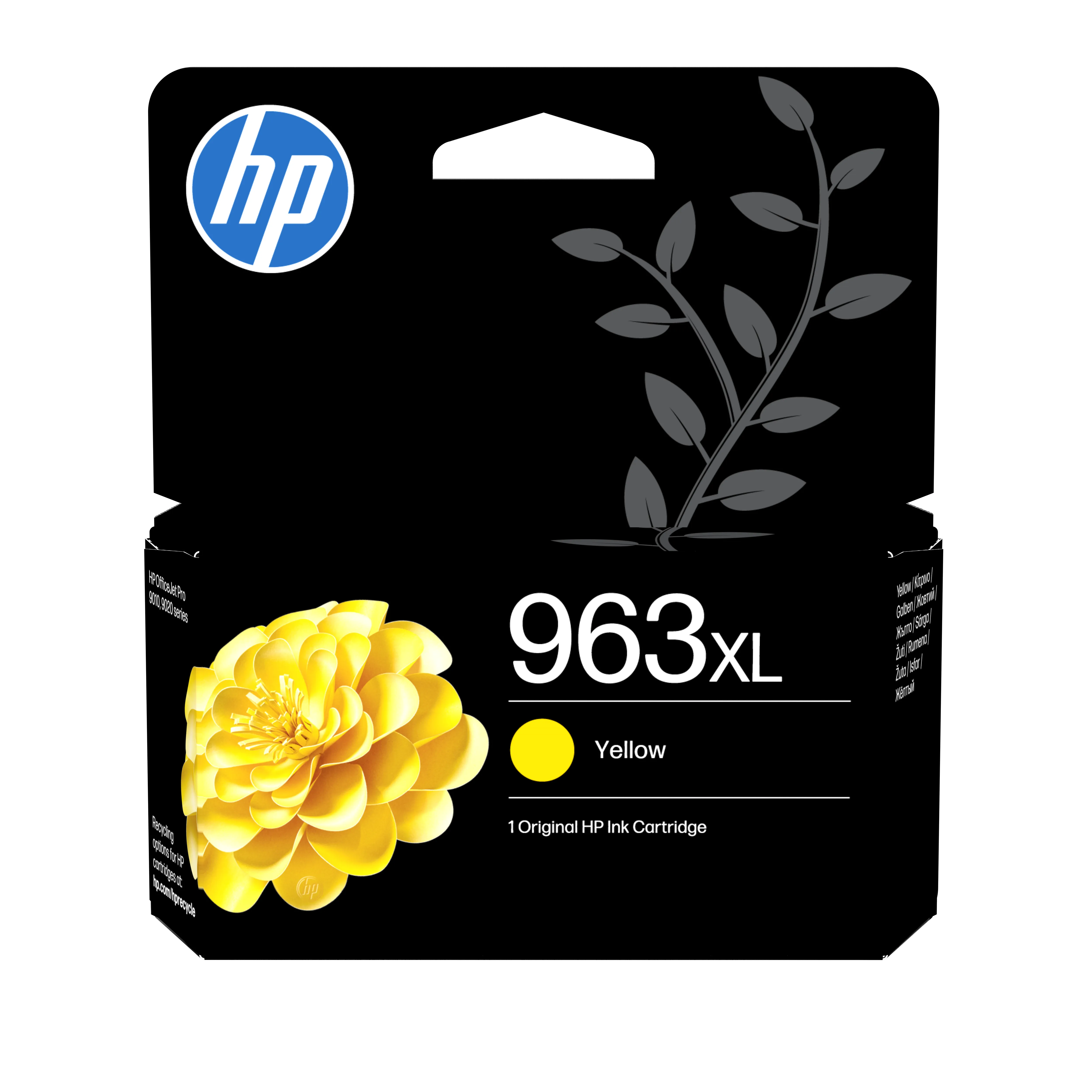 HP 963 XL bl&auml;ckpatron, gul
