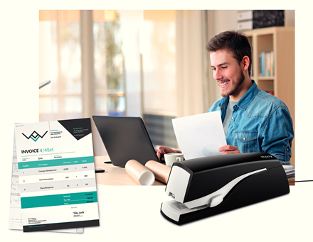 Leitz 5533 s&auml;hk&ouml;nitoja musta kapasiteetti 20ark.