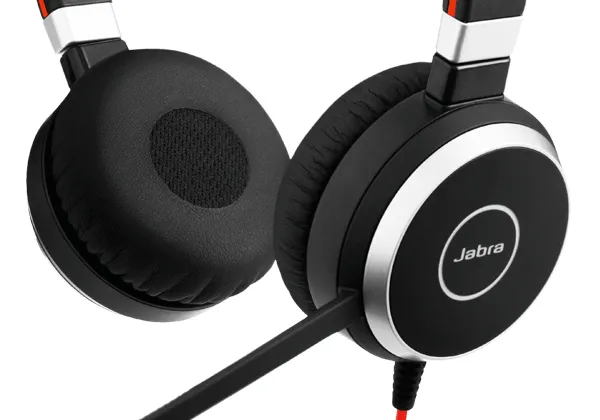 Jabra Evolve 40 UC USB-C stereoheadset, svart