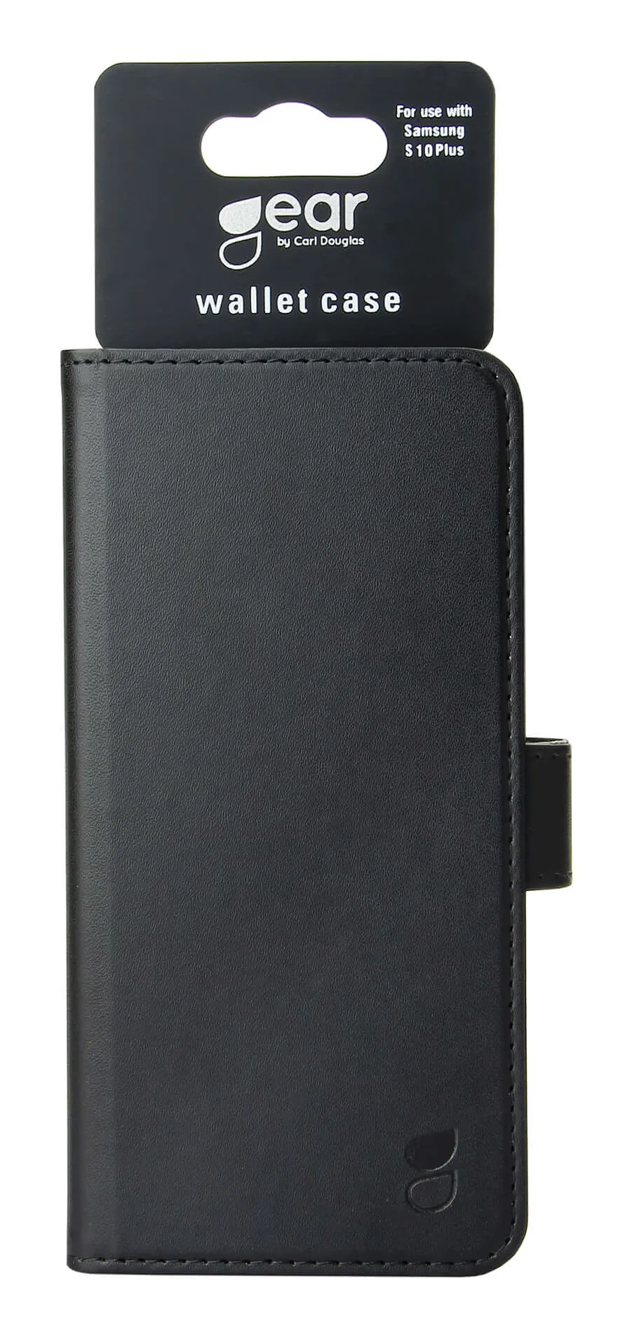 GEAR Samsung S10+ - Wallet Case, Black