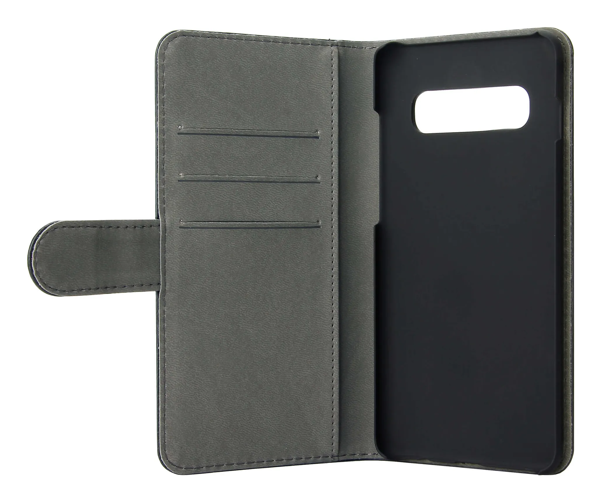 GEAR Samsung S10+ - Wallet Case, Black