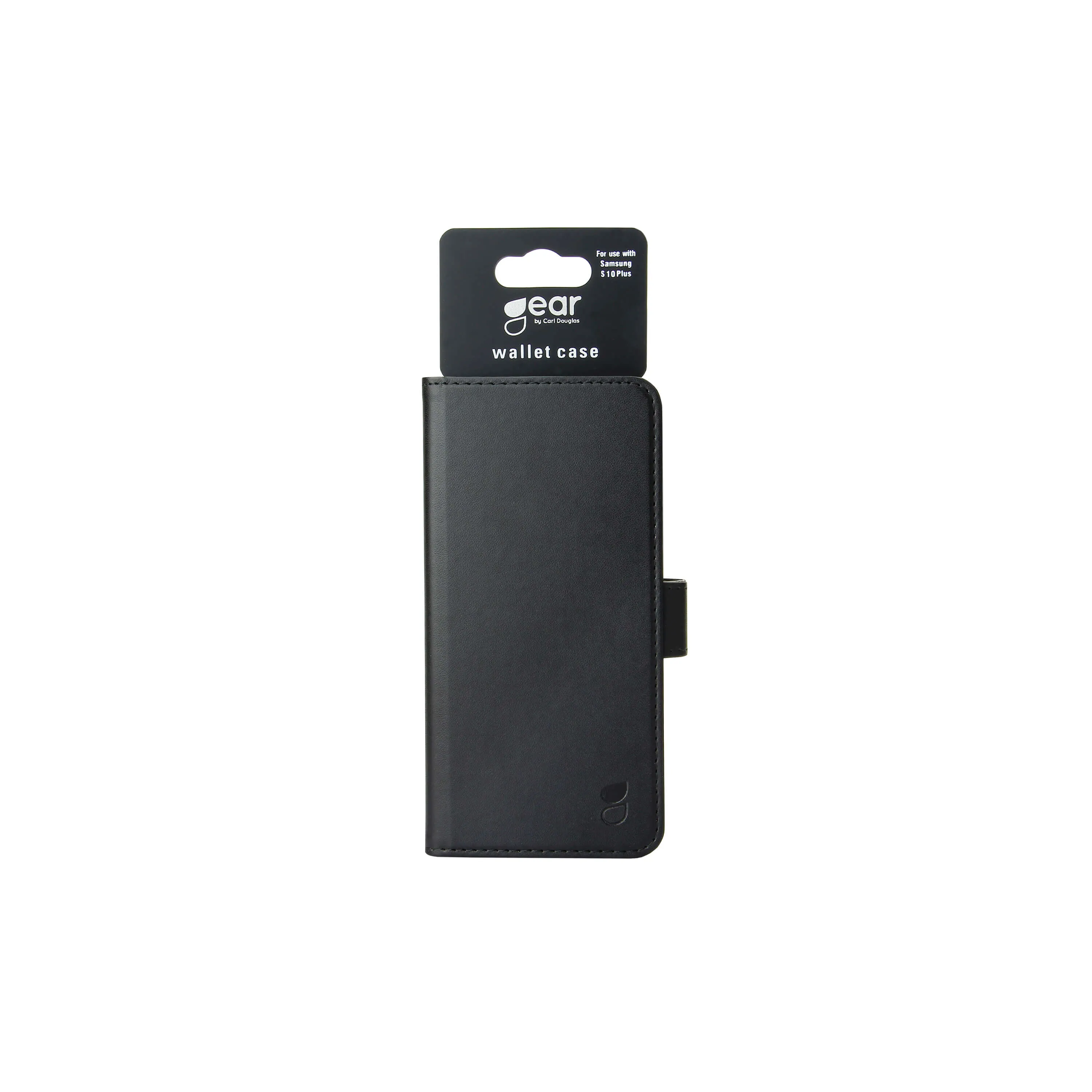 GEAR Samsung S10+ - Wallet Case, Black