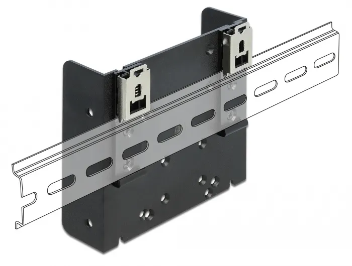 Delock DIN rail Mounting Kit for Micro Controller or 3.5? Devices