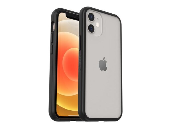 OtterBox React Series - Takakansi matkapuhelimelle - black crystal malleihin Apple iPhone 12 mini - (ei palautusoikeutta)