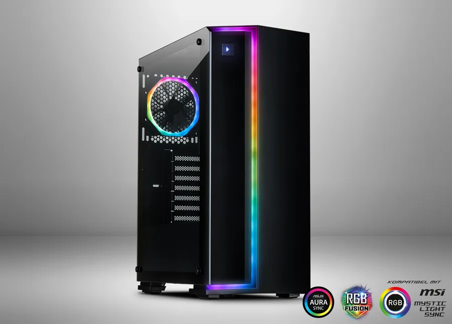 Inter-Tech S-3906 RENEGADE RGB Midi-ATX