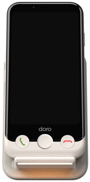 (Fyndh&ouml;rnan) Doro Aurora - tr&aring;dl&ouml;st laddningsst&auml;ll, Vit