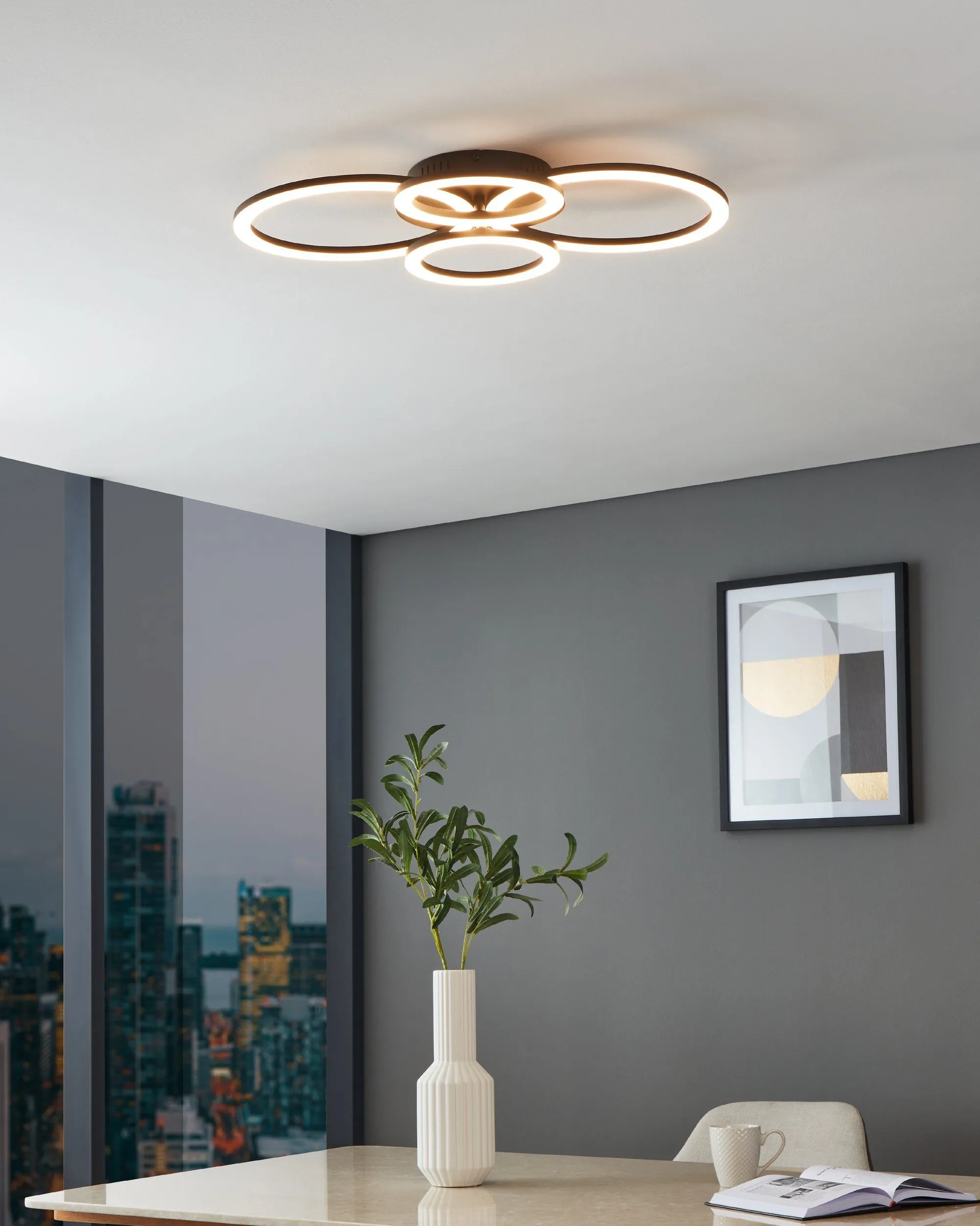 EGLO PARRAPOS-Z - Ceiling lamp, Black