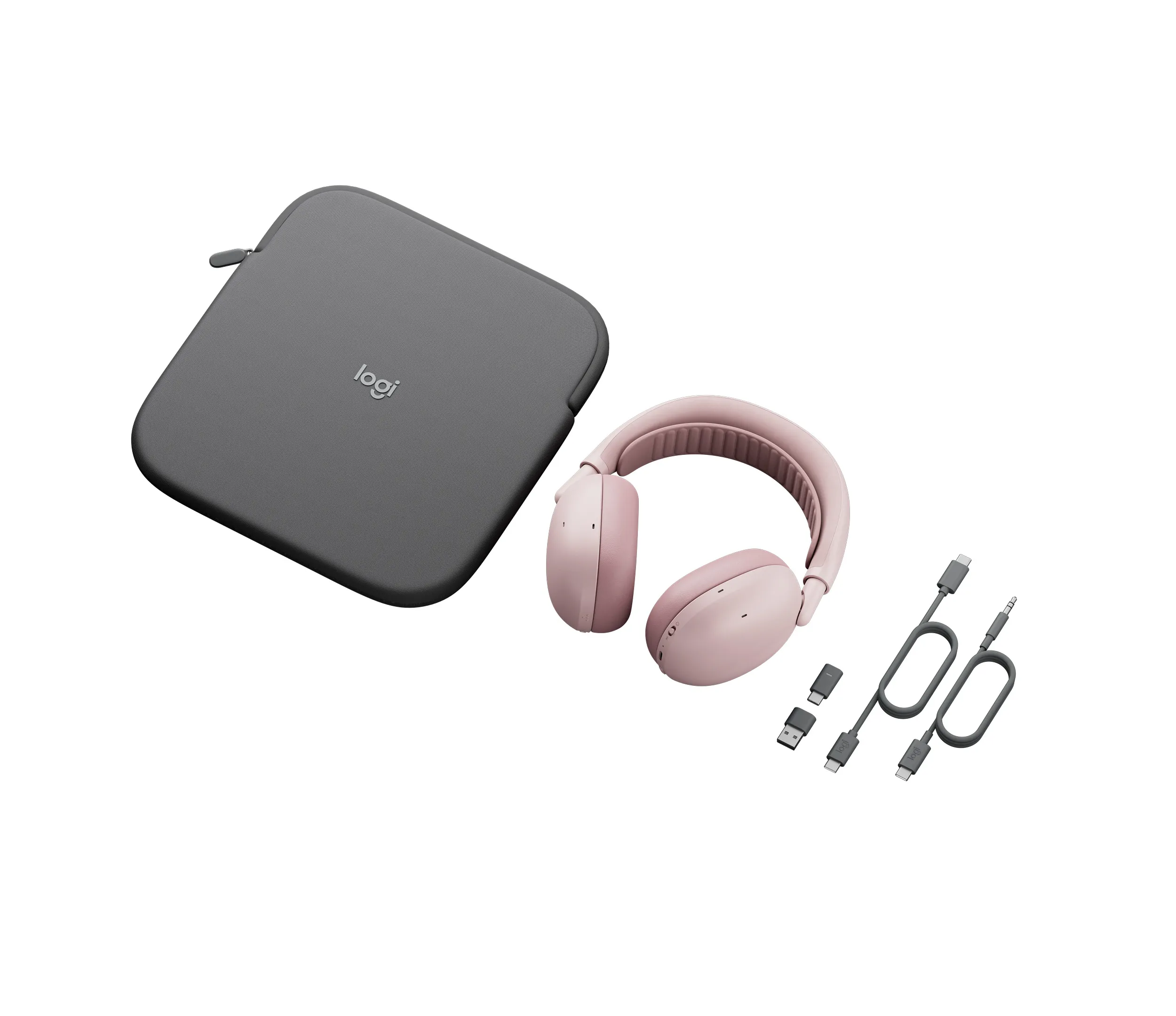 Logitech Zone Vibe Pro for Business -langaton kuulokemikrofoni, roosa