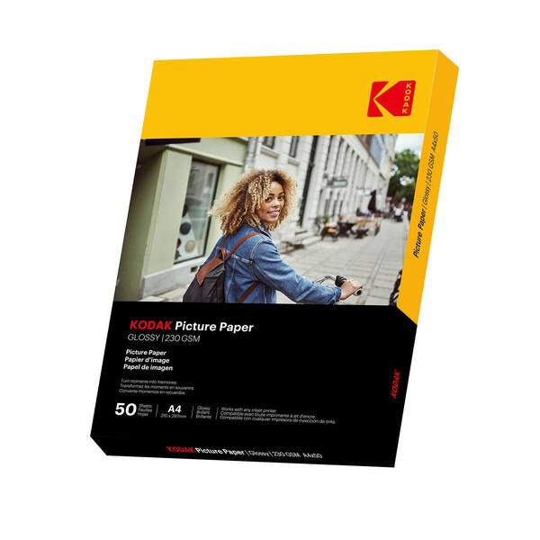 KODAK 21x29,7cm Glossy Photo Paper 230g/m&sup2; 50 Sheets