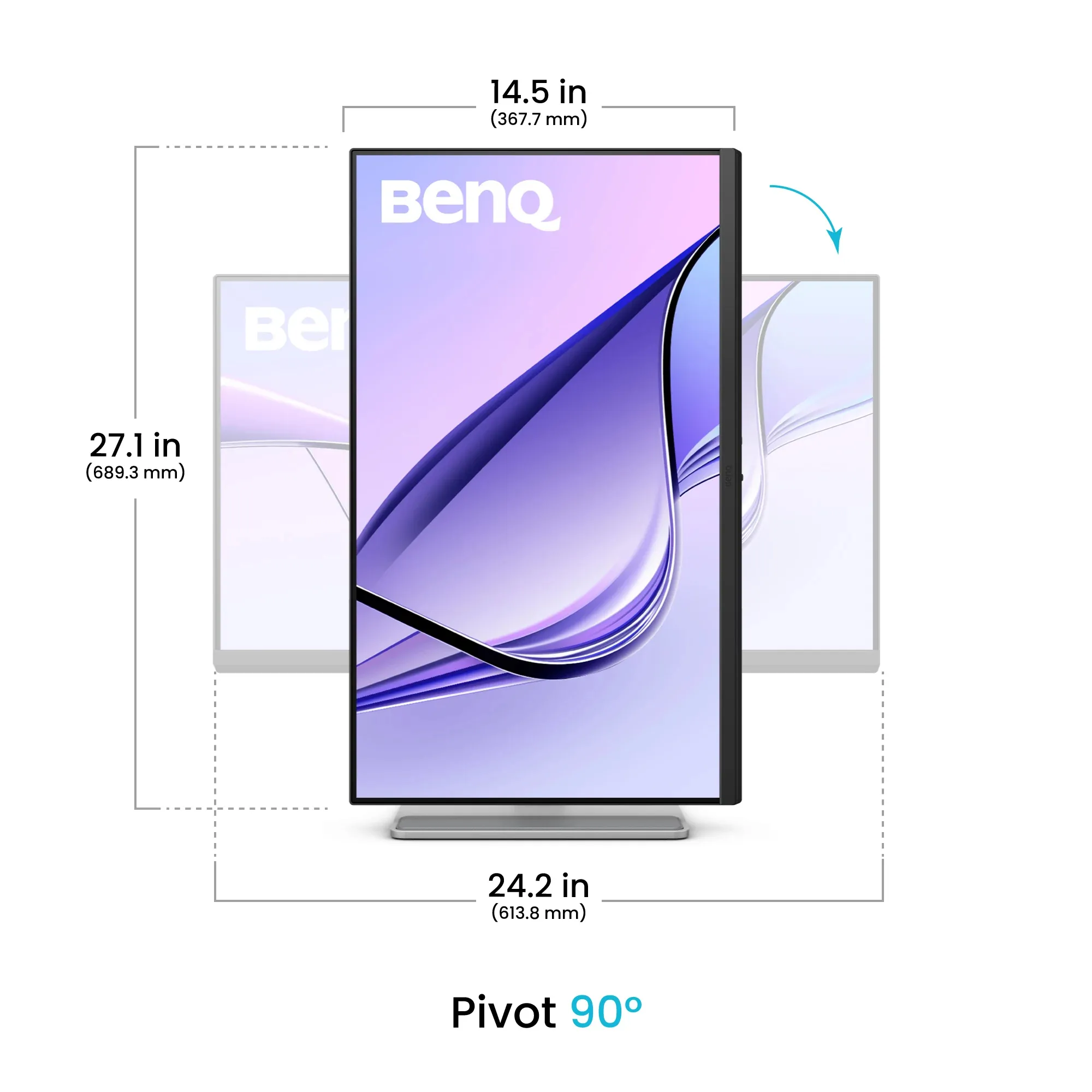 BenQ MA270UP 27" 4K UHD, IPS Monitor with USB-C hub