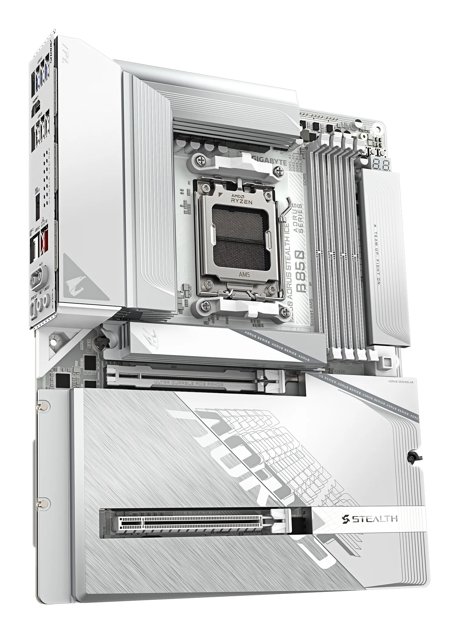 Gigabyte B850 AORUS STEALTH ICE WiFi 7 AM5 ATX moderkort