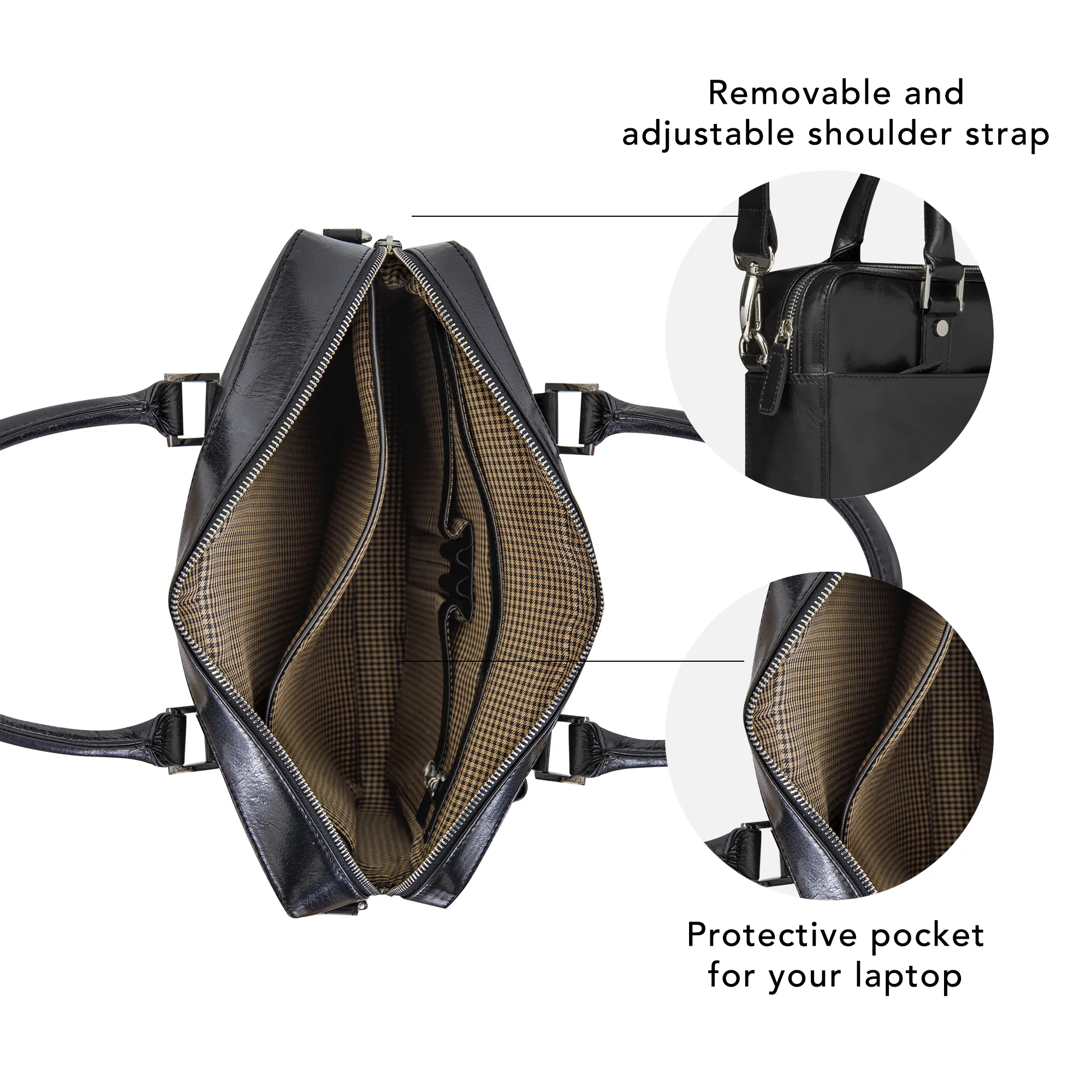 16'' Laptop Bag Rosenborg (2nd gen), Black