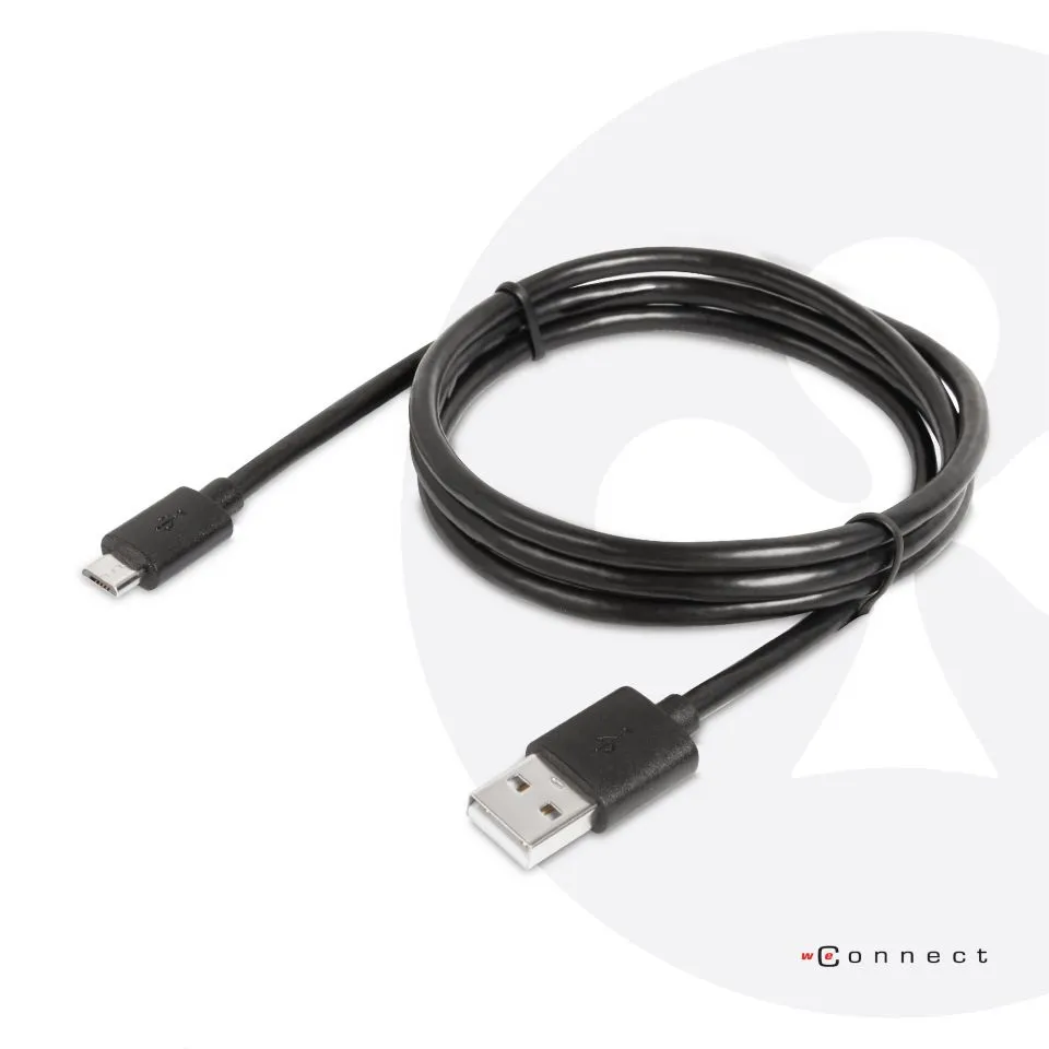 Club 3D 2.0 USB-A - Micro-USB - cable, Black, 1m