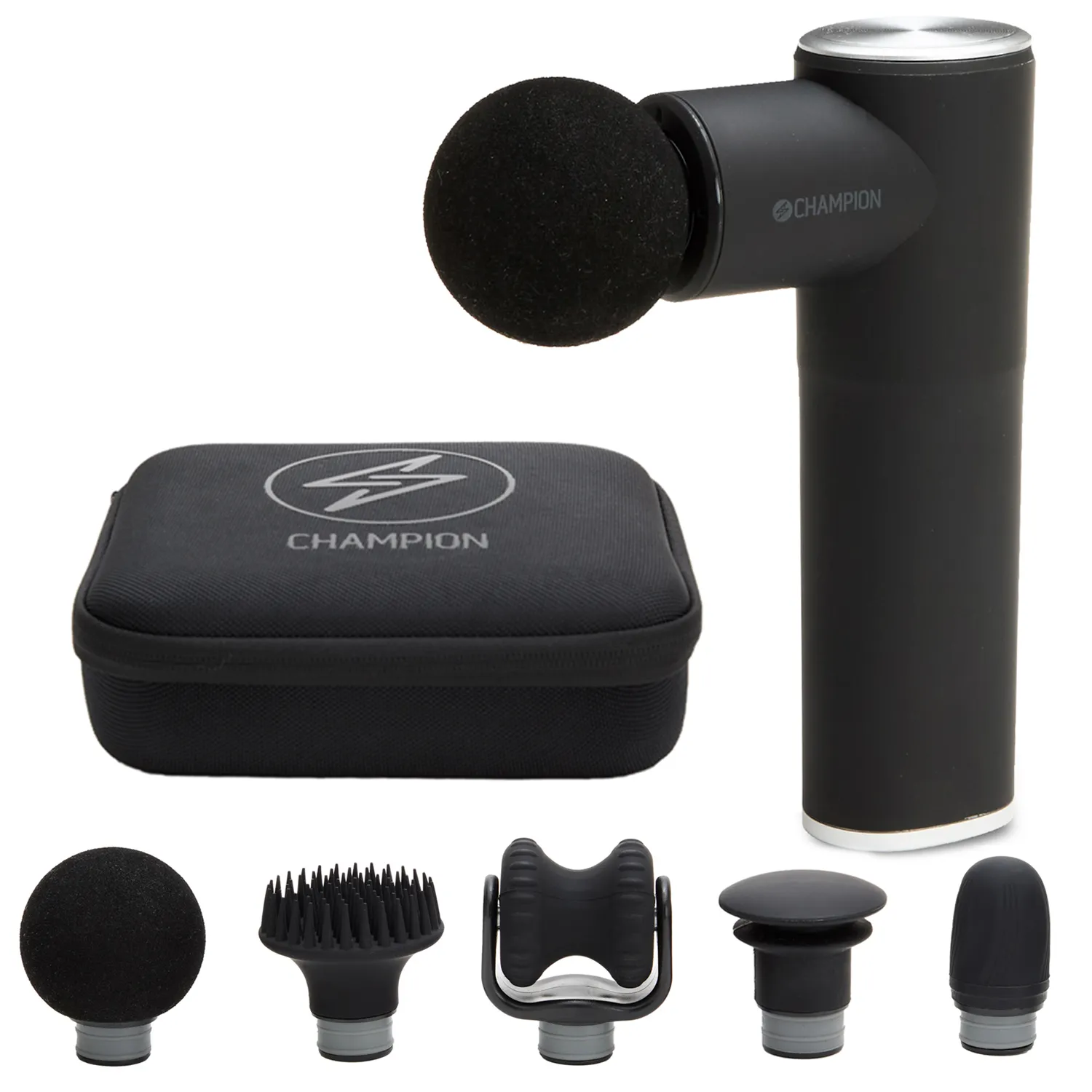 Champion Compact power - massage gun, black