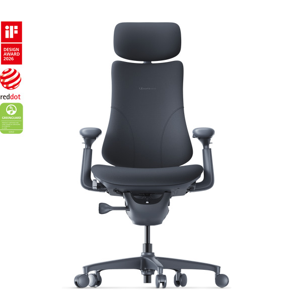 LiberNovo Omni Dynamic Ergonomic Office Chair, Graphite Gray