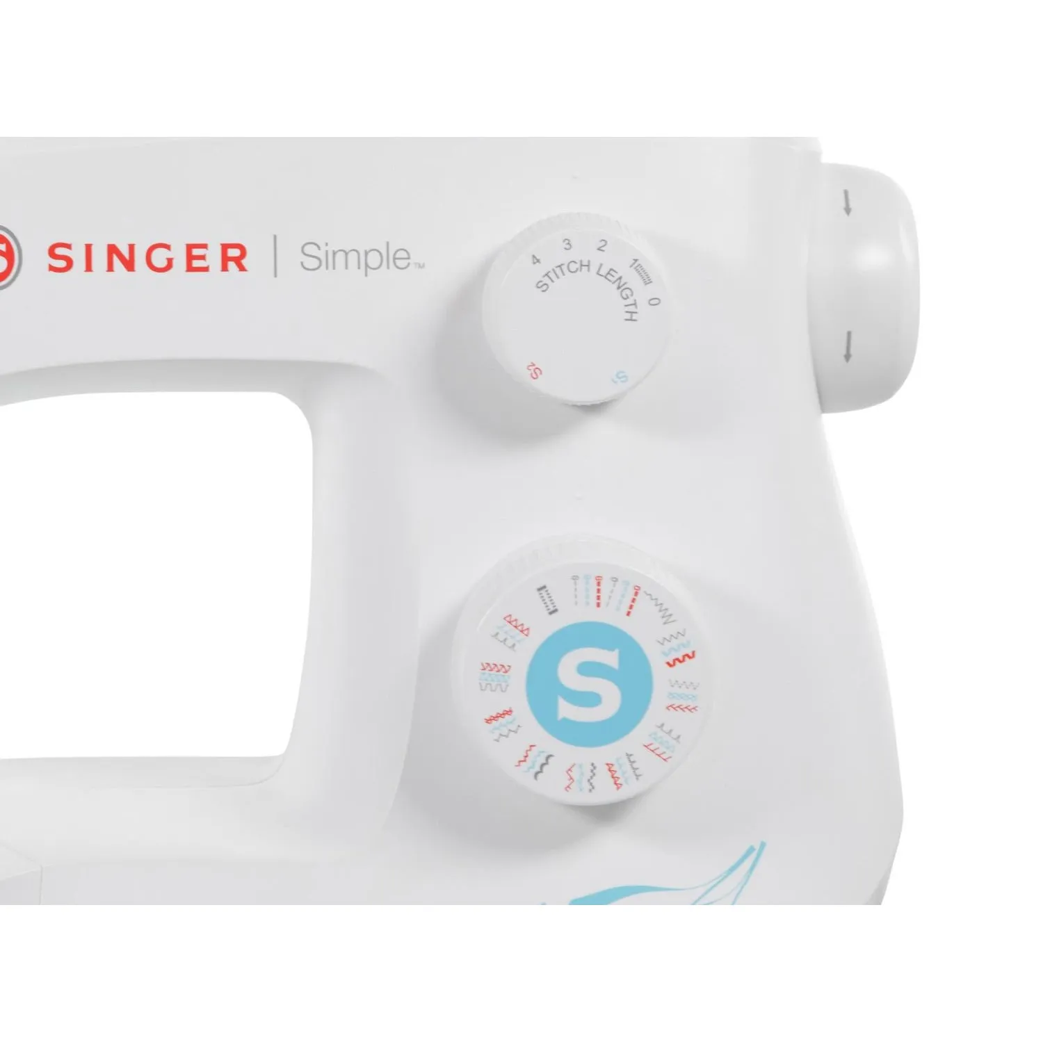 Singer Simple 3337 - symaskin, Vit