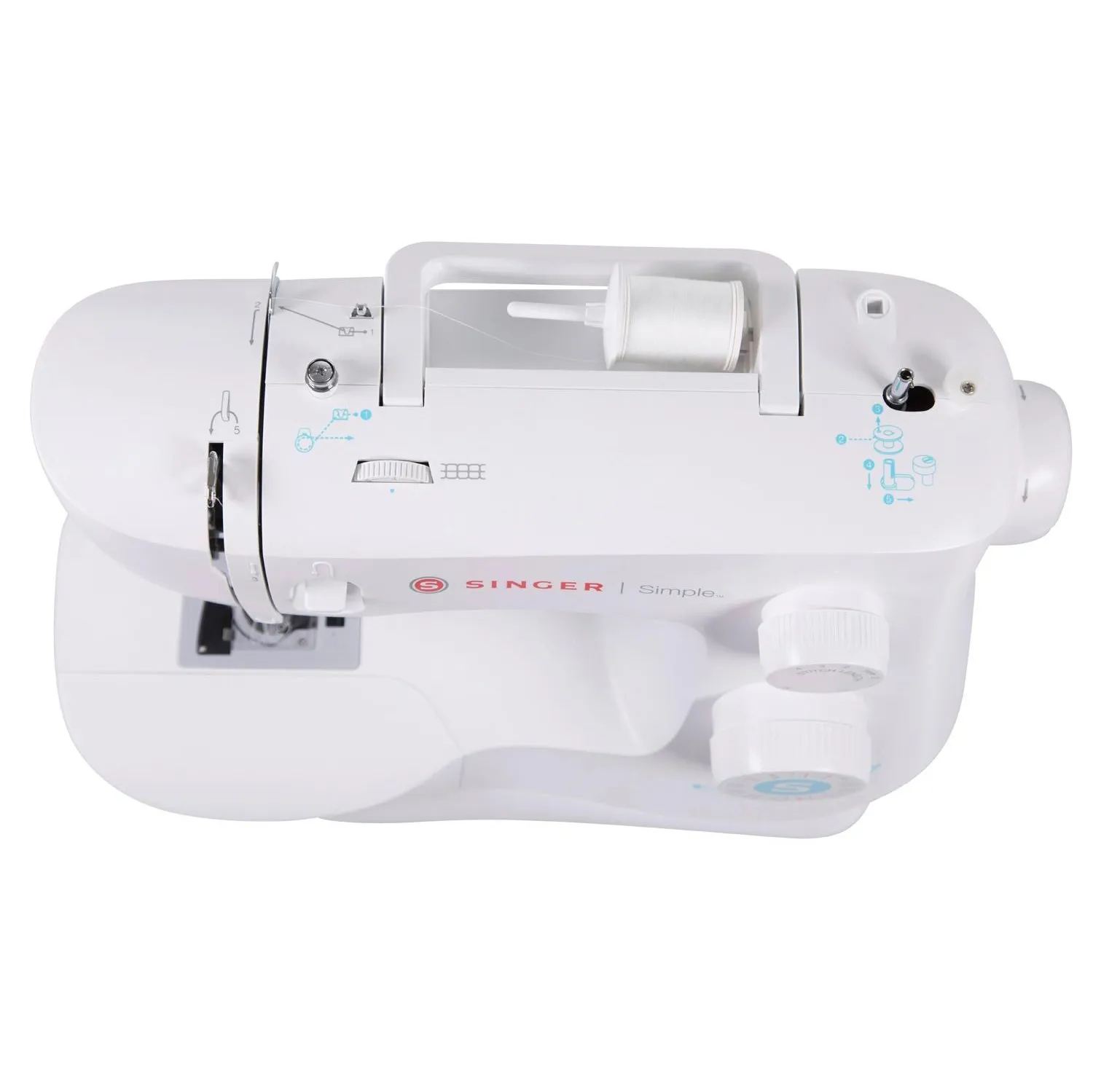 Singer Simple 3337 - symaskin, Vit