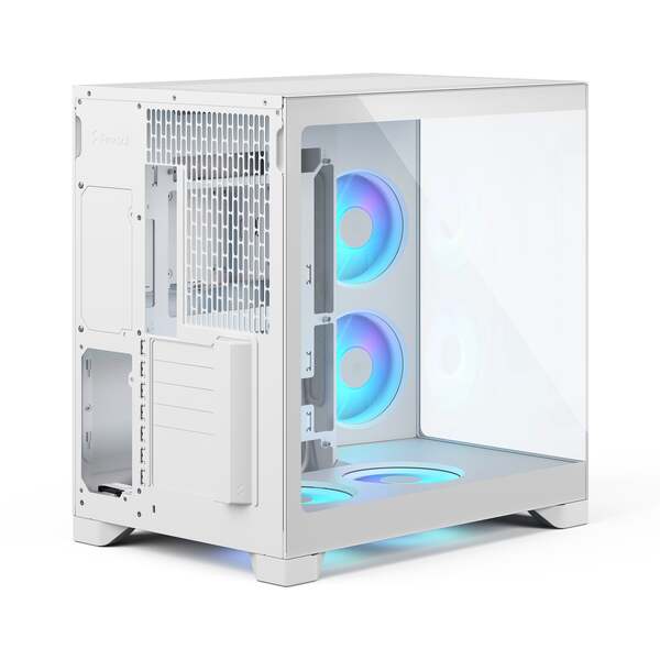Fractal Design Pop 2 Vision Midi-Tower Case with RGB lighting and window, White RGB